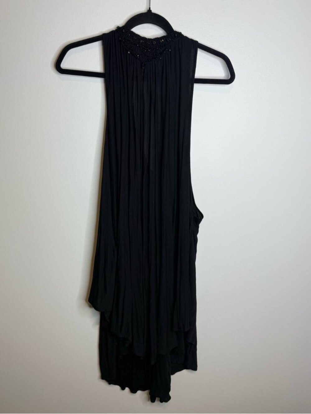 free people black beaded dress Mini Slip Shift Sun Size medium intricate patterns and on cotton lace The perfect Little White Color:Cream / Polka Dot